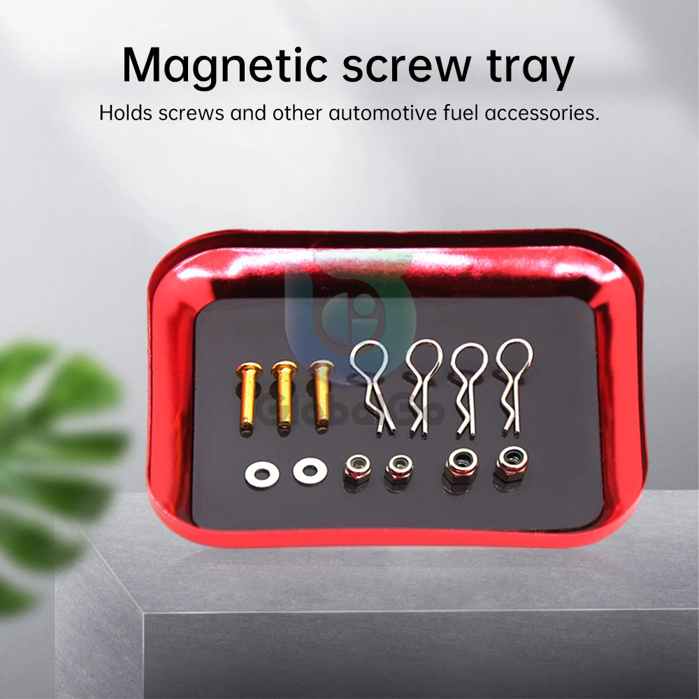 RC Repair Tool Aluminium Alloy Magnetic Screw Tray Plate For Airplane Car Boat Crawler Axial SCX10 D90 D110 Model Repair Tool