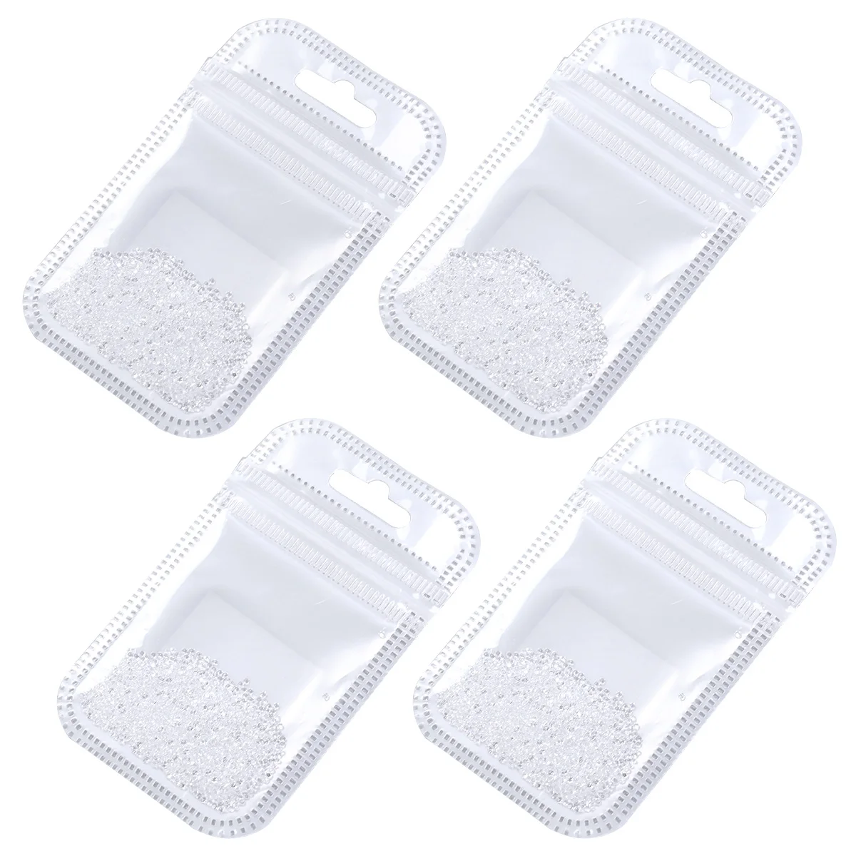 

4Packs Nail Art Rhinestones Colored Faceted Cut Best for Uv Gel Acrylic Polish Nail Art Accessories Micro Rhinestones