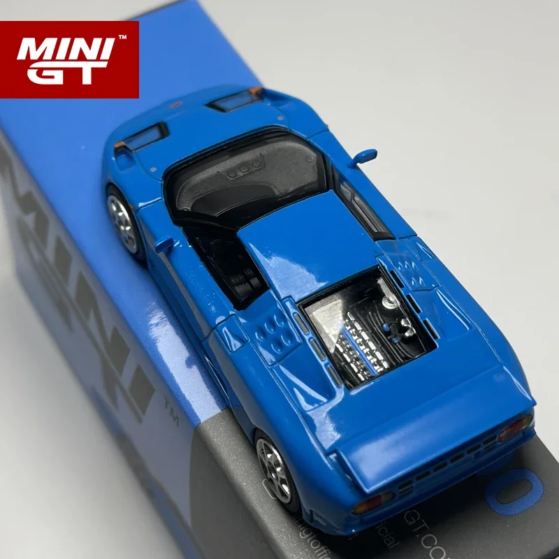 MINIGT 1:64 Bugatti EB110 Super Sport coche de aleación azul Modelo 890
