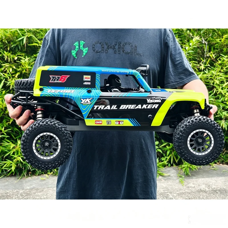YK7081 TB8 1/8 Remote Control Car Electric 4WD Brushless Independent Suspension Cross-Country Desert Short Truck RC Car Toy