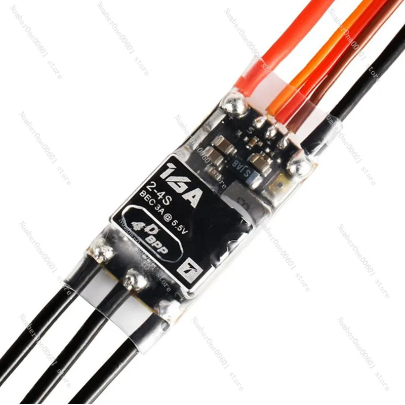 AM16A 2-4S 3D/4D F3P Airplane Brushless ESC for Rc Model/Drone