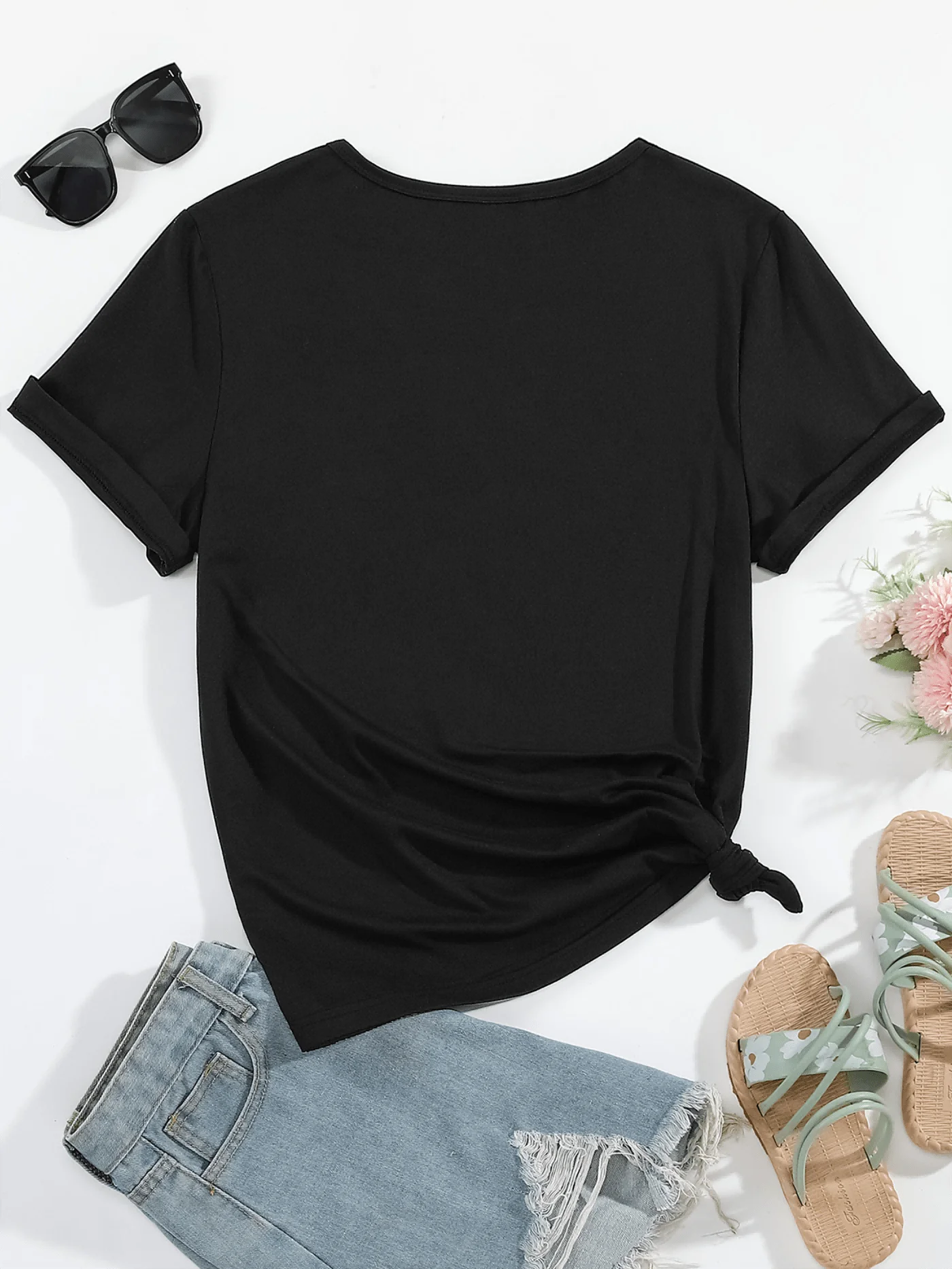 J'aime jésus femmes t-shirts col rond foi chrétienne église Bible T-Shirt à manches courtes T-Shirt haut graphique T-Shirt