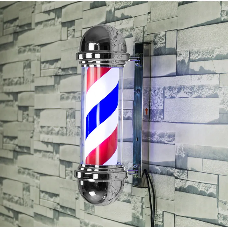 Light box barber shop wall advertising light LED turn  free plus store name beauty salon turn light hair salon sign