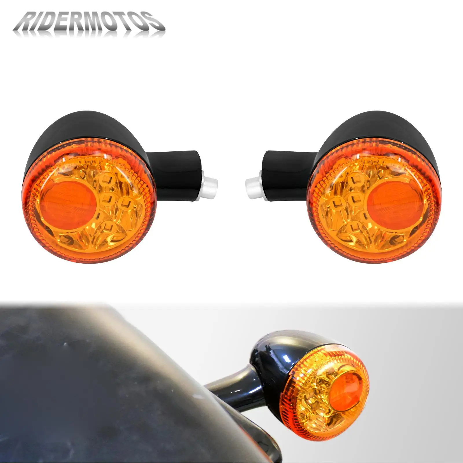 

Motorcycle Rear Turn Signal Light Aluminum Shell Running Brake LED Lamp For Harley Sportster XL 883 1200 72 Forty Eight 1992-Up