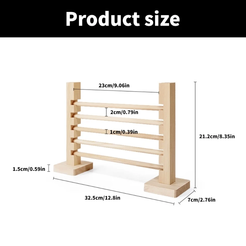 عقبة خشبية على شكل أرنب، لعبة القوارض، عقبة من الخشب المولي لفأر الهامستر