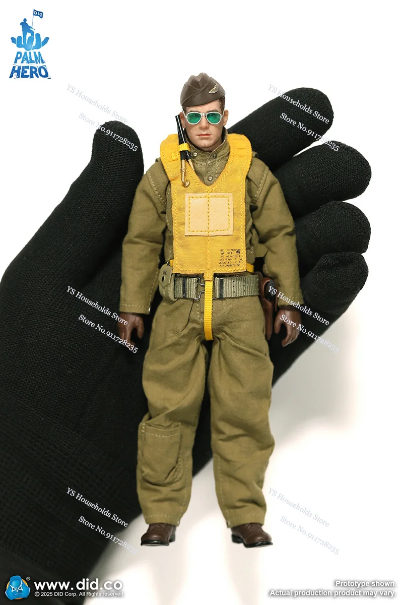 DID XA80032 1/12 UA ARMY AIR FORCES PILOT Captain Man Actionfigur Militärfans Sammlerstück 6" Komplettset Palm Hero Soldat Puppe