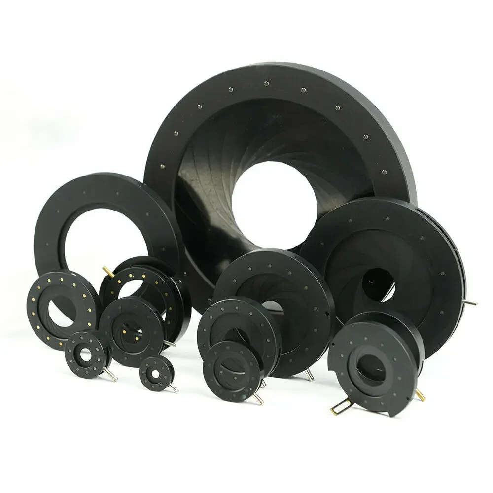 Adjustable Optical Mechanical Iris Aperture Diaphragm Condensor Camera Modules Medium Diameter