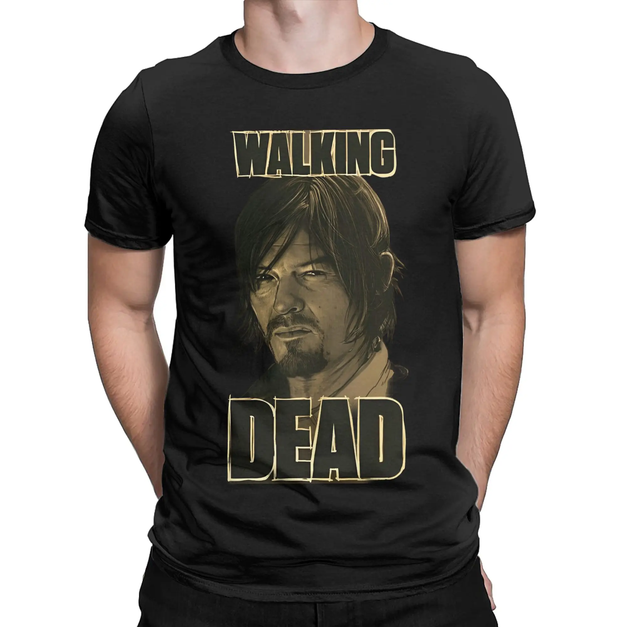 Men Women's The Walking Dead T Shirts Daryl Dixon 100% Cotton Clothing Casual Short Sleeve Crew Neck Tee Shirt Printing T-Shirts