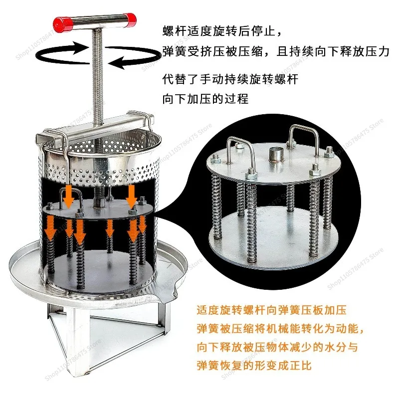 FOR Spring Plate Cold Brew Yogurt Plate Stainless Steel Thickened Double Disc Spring Press Accessories