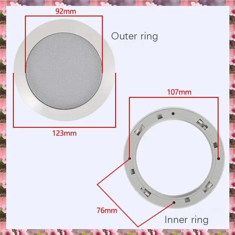 2025 Ceiling Speaker Grille, 4-Inch Ceiling Embedded Audio Speaker Grille,Ceiling Speaker Grille, 4-Inch Ceiling Embedded Audio