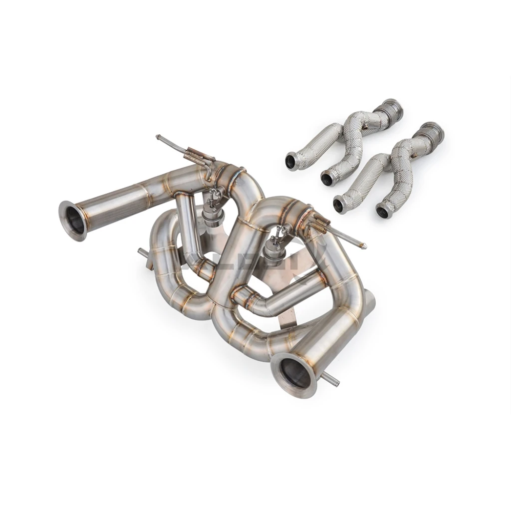 

Высокопроизводительная выхлопная система Cat Back для Lamborghini Aventador SVJ LP770-4 2018-2022, 6.5 л, с клапаном из нержавеющей стали