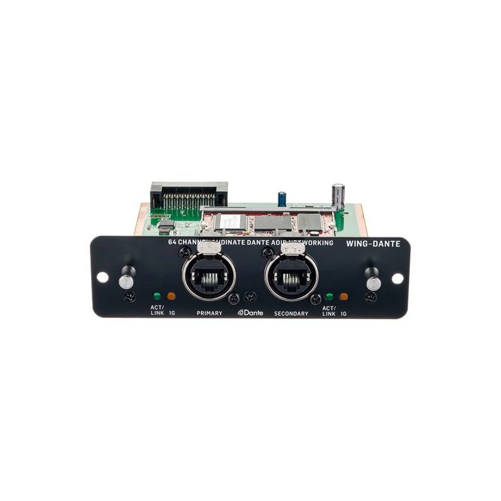 Behringer Wing-Dante Expansion Card 64-Channel Bidirectional for Behringer WING Digital Mixer Pa System Music Equipment