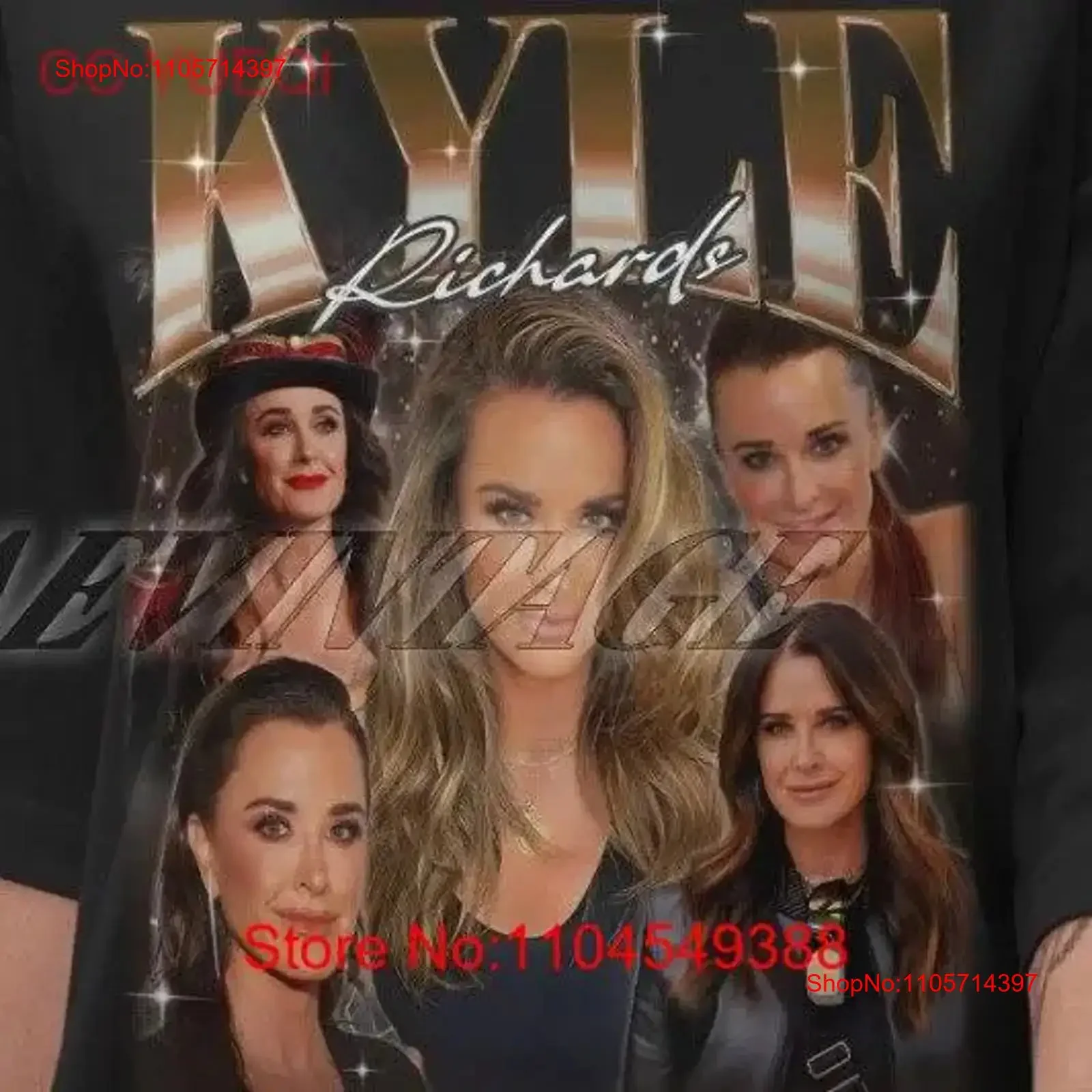 Limited Kyle Richards Vintage T Shirt Fan Homage Retro Merch vintage Washed Versatile Soft Stylish homme Casual graphic
