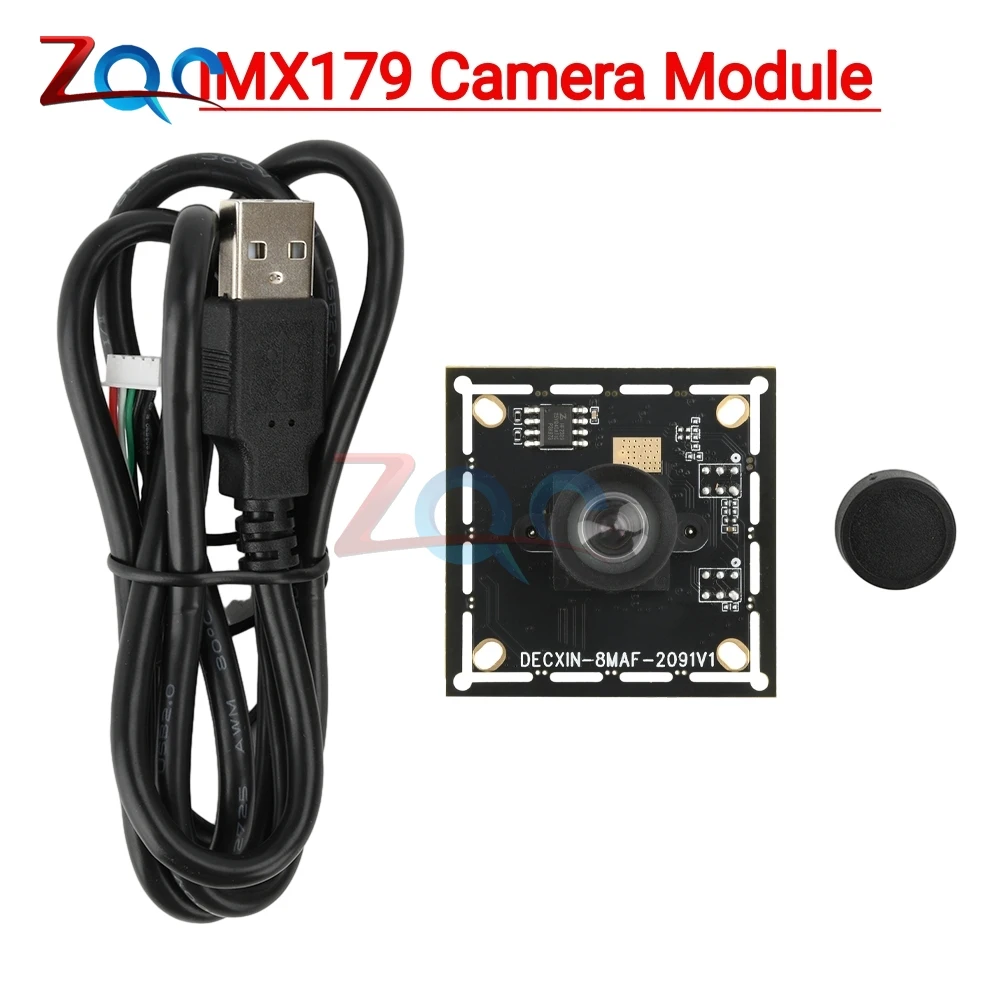 

IMX179 Camera Module USB Free Driver 8 Million Fixed Focus HD Industrial Camera with 1M USB Adapter Cable 78 Degrees