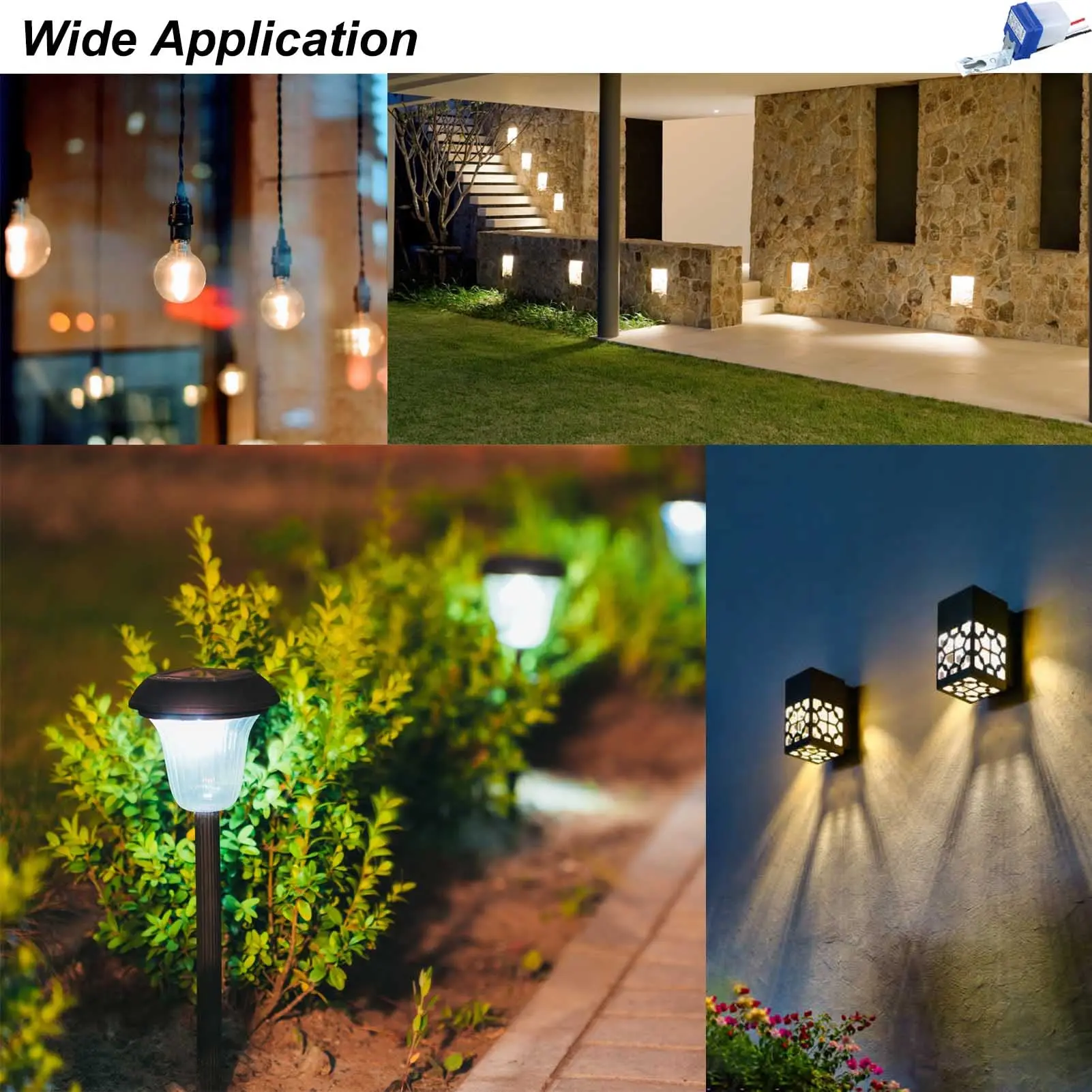 Automatic Auto On Off Photocell street Light Switch DC AC  24V 110V 220V 10A Photo Control Photoswitch Sensor Switch image 6
