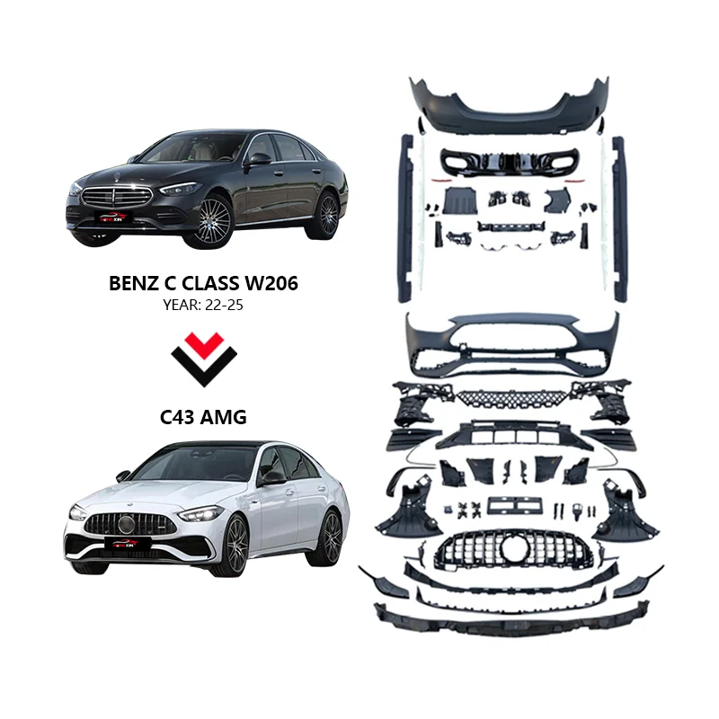 

Wholesale W201 W202 W203 W204 W205 W208 W209 W210 W211 W212 W213 W218 W219 C63 Front Bumper Bodykit for Benz Car