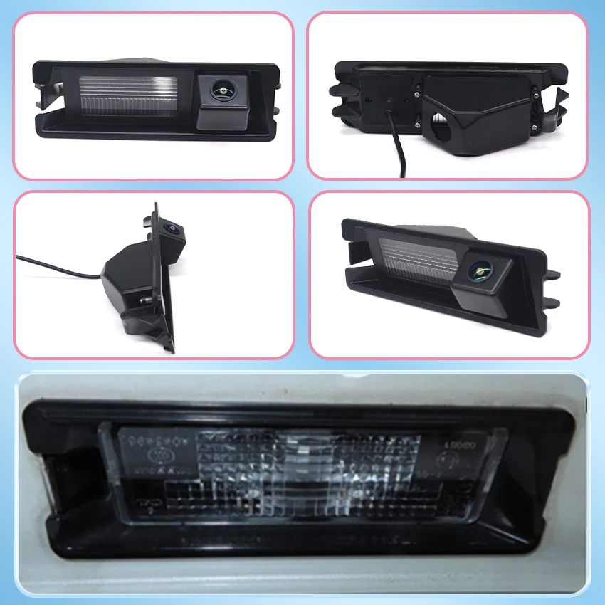 170Degree HD 1080x720P RearView Camera For Nissan March Micra K13 For Renault Pulse 2010~2017 Camera Bracket License Plate Light