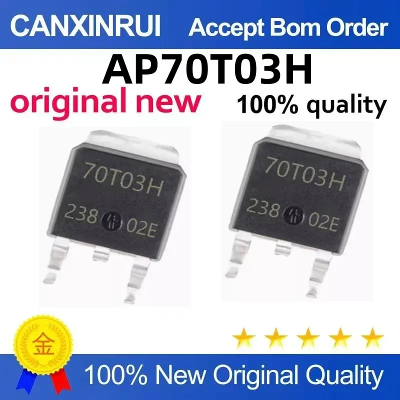 

(5-100 pieces) New stock AP70T03H silk screen 70T03H TO-252