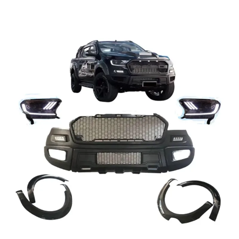 

Factory Supply New Car Front Rear Bumper Facelift Wild Conversion Bodykit Body Kit for S Ranger T7 T8 Change to RAPTOR