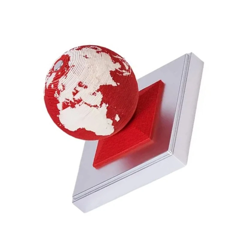 Paperwill 2024 Earth 3D Model Paper Art Sculpture Desk Calendar Desktop Decor