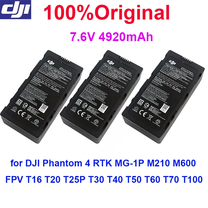 Batería WB37 100% Original para DJI Phantom 4 RTK MG-1P M210 M600 FPV T16 T20 T25P T30 T40 T50 T60 T70 T100 batería de Control remoto
