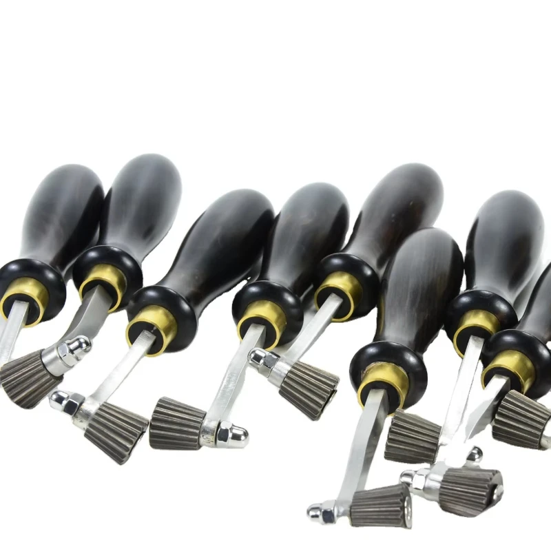 

Leather Craft Shoemaker Sole Edge Embossing Roller Decoration Tool Extrusion Texture Roller Marking Tool