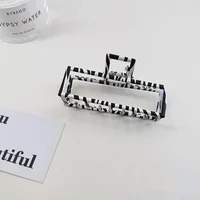 GoldHollow Geometric Hair Clips Metal Hair Claw Cross Hairclip Headband Hairpin Sliver Hair Crab Women Fashion Hair 4