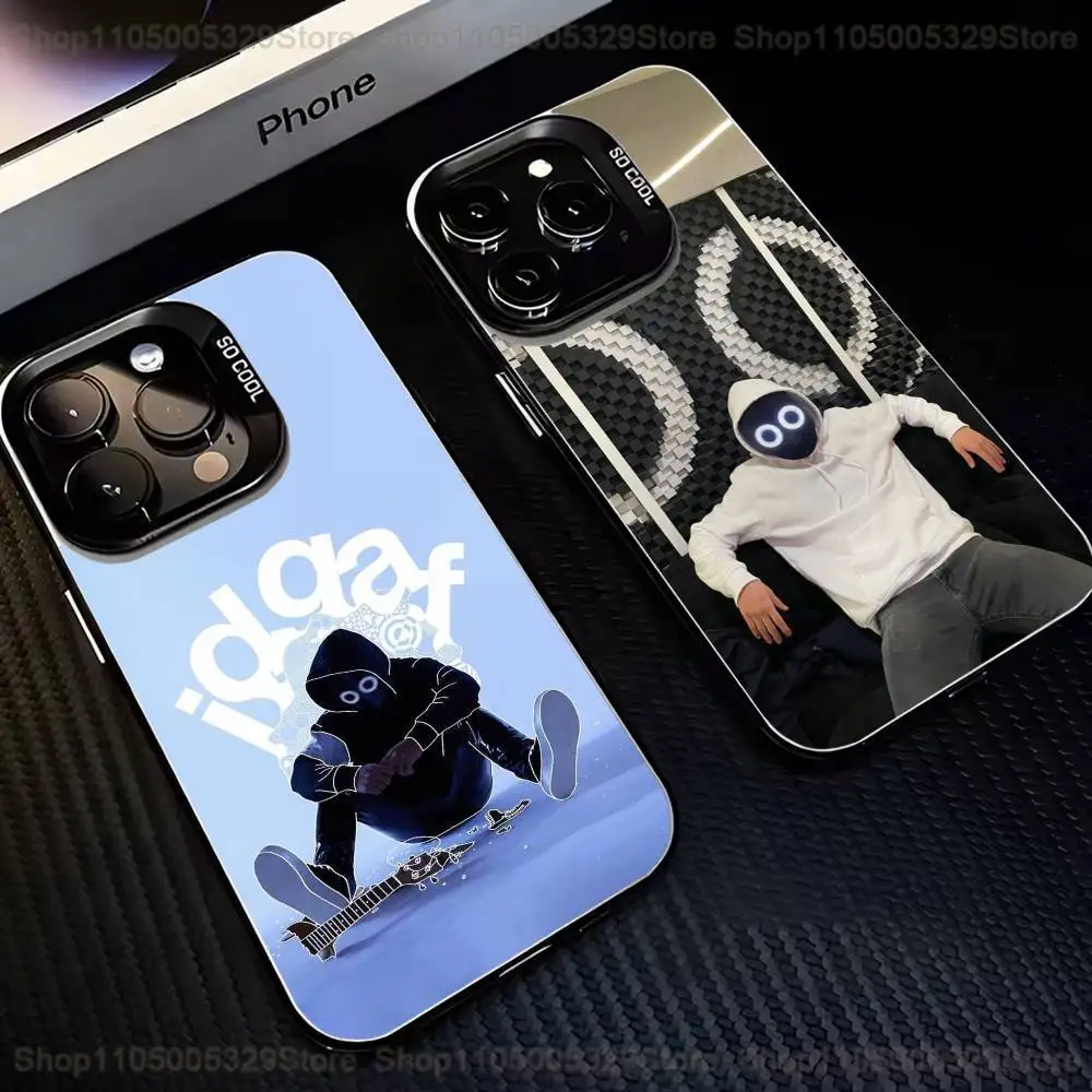 

B-Boywithuke TOXIC IDGAF Phone Case For iPhone 16,15,14,13,12,11,Mini,Pro,MAX Black Matte Shockproof Cover