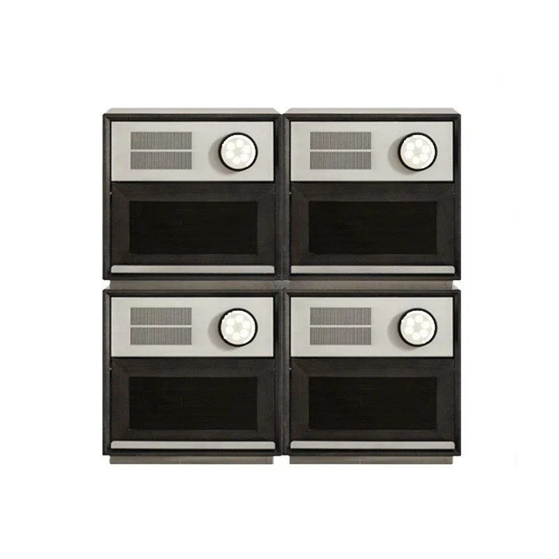 

Wall storage locker Living room simple sofa side cabinet Bedroom locker module combination bedside table