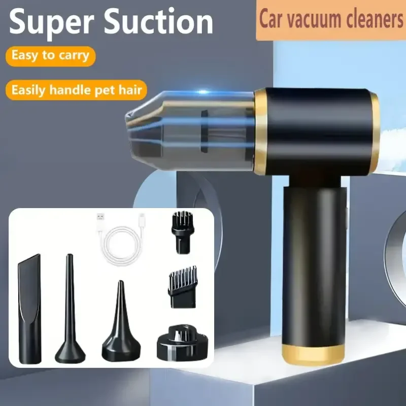 4000Pa Handheld Car Vacuum Air Blower USB Charging Mini Vacuum Car Cleaner For Car Home Appliance Portable Wireless Cleaner