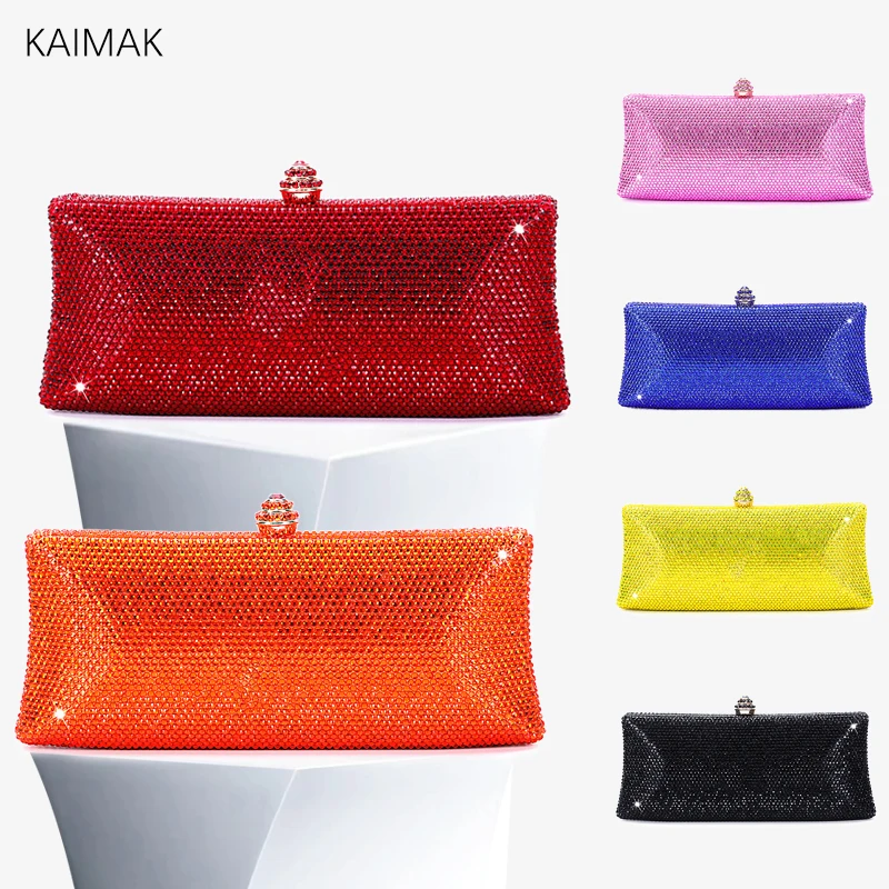 Luxury Mini Stone purse Rhine Stone Dinner Bag Diamond Clutch Bag Crystal Crossbody Bag Wedding Party Bride Lady Evening Bag