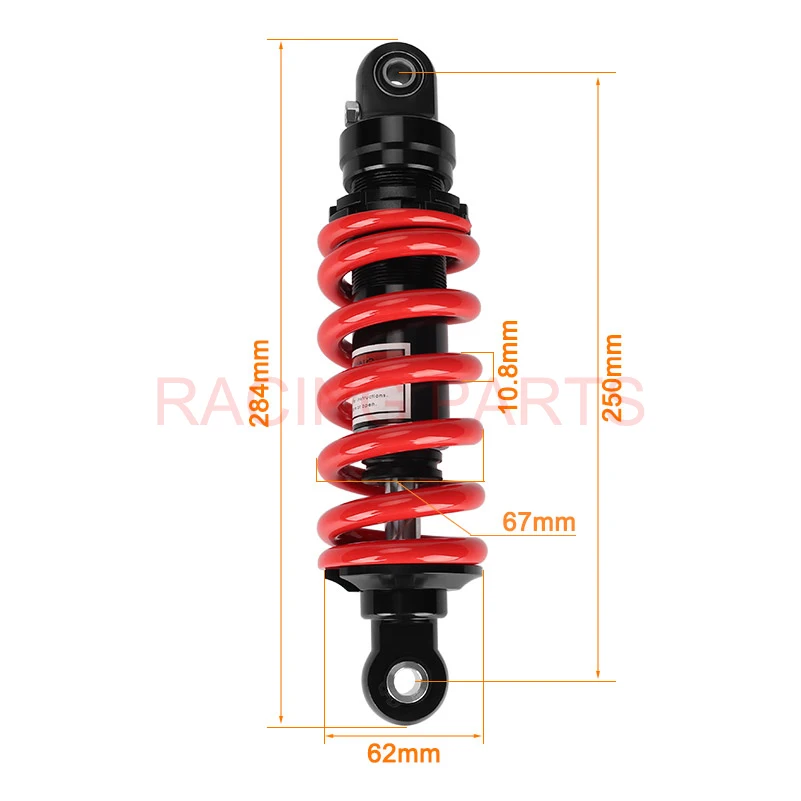 250mm Alloy Off-Road Motorcycle Rear Shock Absorber Damping Adjustable Dirt Pit Bike After The Shock Replacement