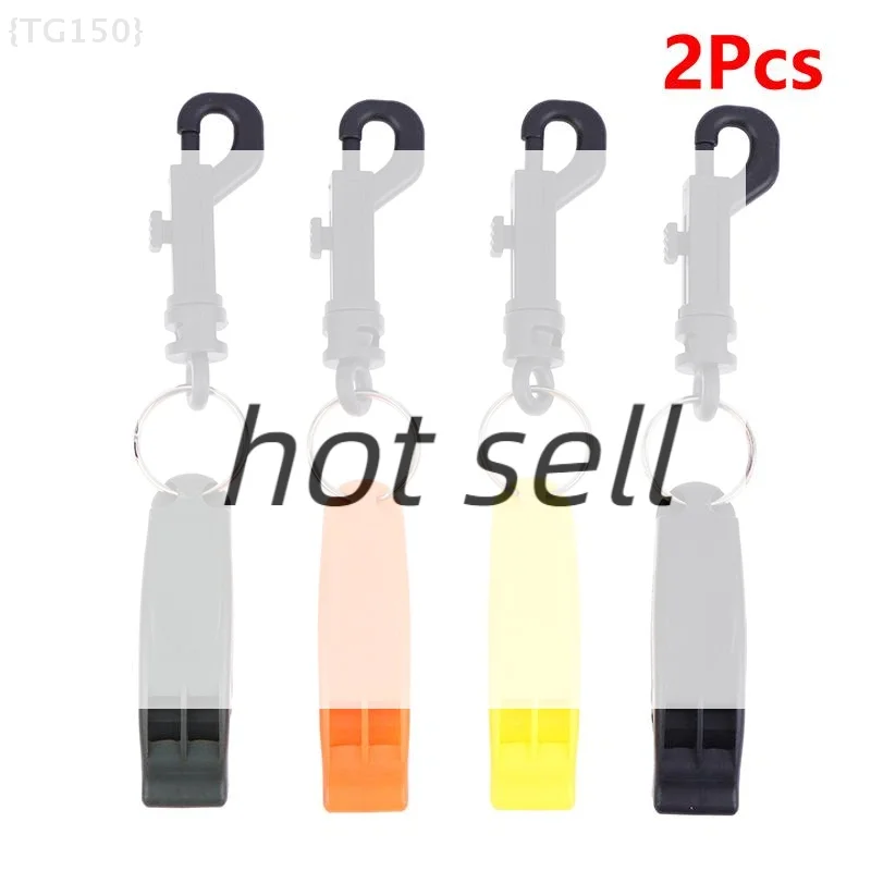 

2 шт. аварийный свисток, свисток для выживания, сигнальный свисток с крючком для кемпинга, пешего туризма【No】