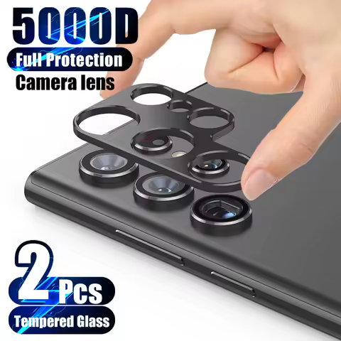 2Pcs Camera Tempered Glass For Samsung Galaxy S22 S20 S21 S23 Ultra Plus Fe Screen Protector A52S A53 A33 A72 A73 A54 Lens Film