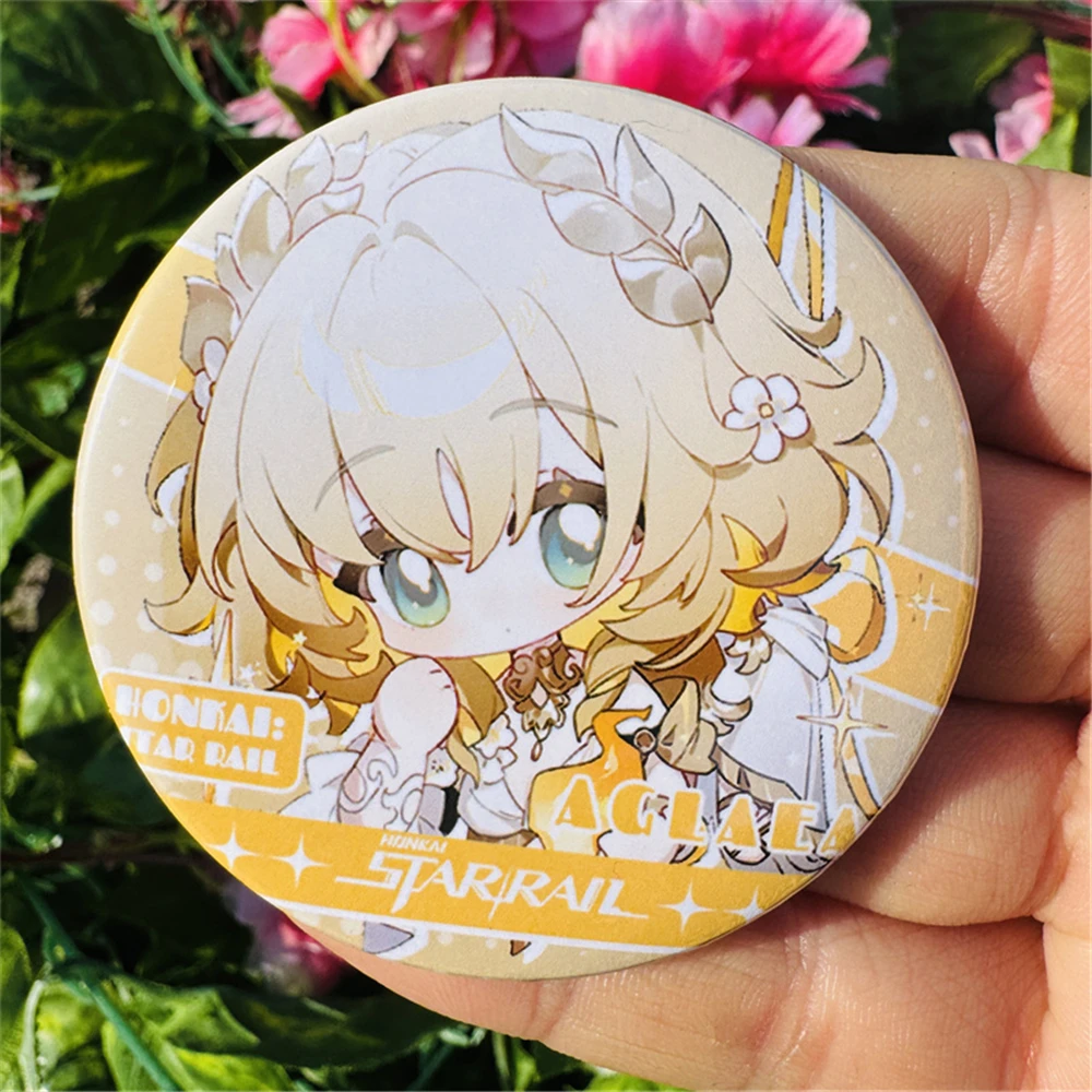 Gra Honkai: Star Rail Tingyun Fugue Rappa Herta Aglaea kostiumy Cosplay SPTE cynowana przypinka akcesoria wisiorek Prop