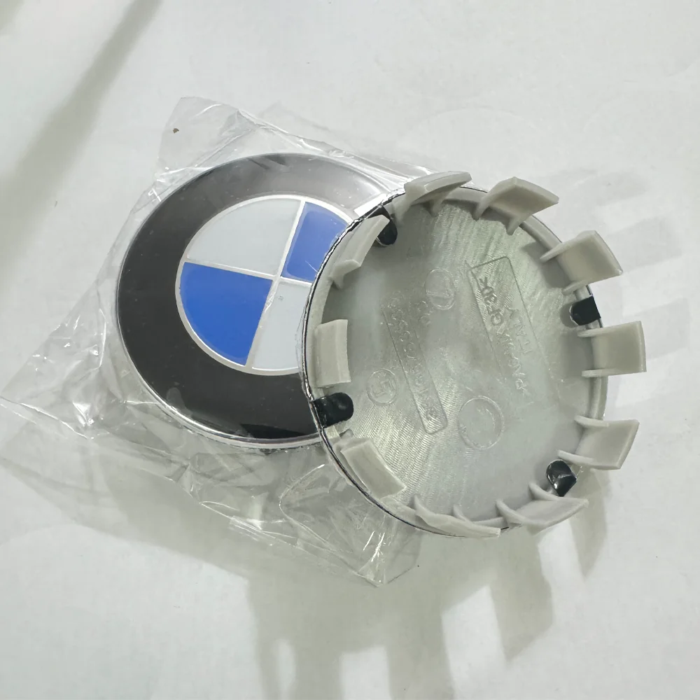 4 pièces 56mm/68mm Cache-moyeux de roue automobile Accessoires compatibles avec BMW mini M X2 X1 X3 X5 X6 X7 E60 E92 E71 E70 E46 F18