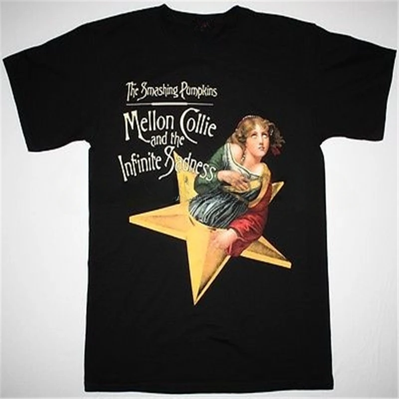 THE SMASHING PUMPKINS MELLON COLLIE AND THE INFINITE SADNESS NEW BLACK T-SHIRT