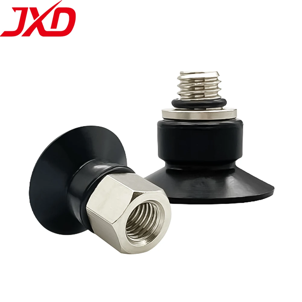 JXD SMC Vacuum Suction Cup Set ZP2-TB04/06/08/10/15/35MUGS/MUN-B5/H5 Round Soft Flat Type Anti Static Black Vacuum Sucker - Image 6