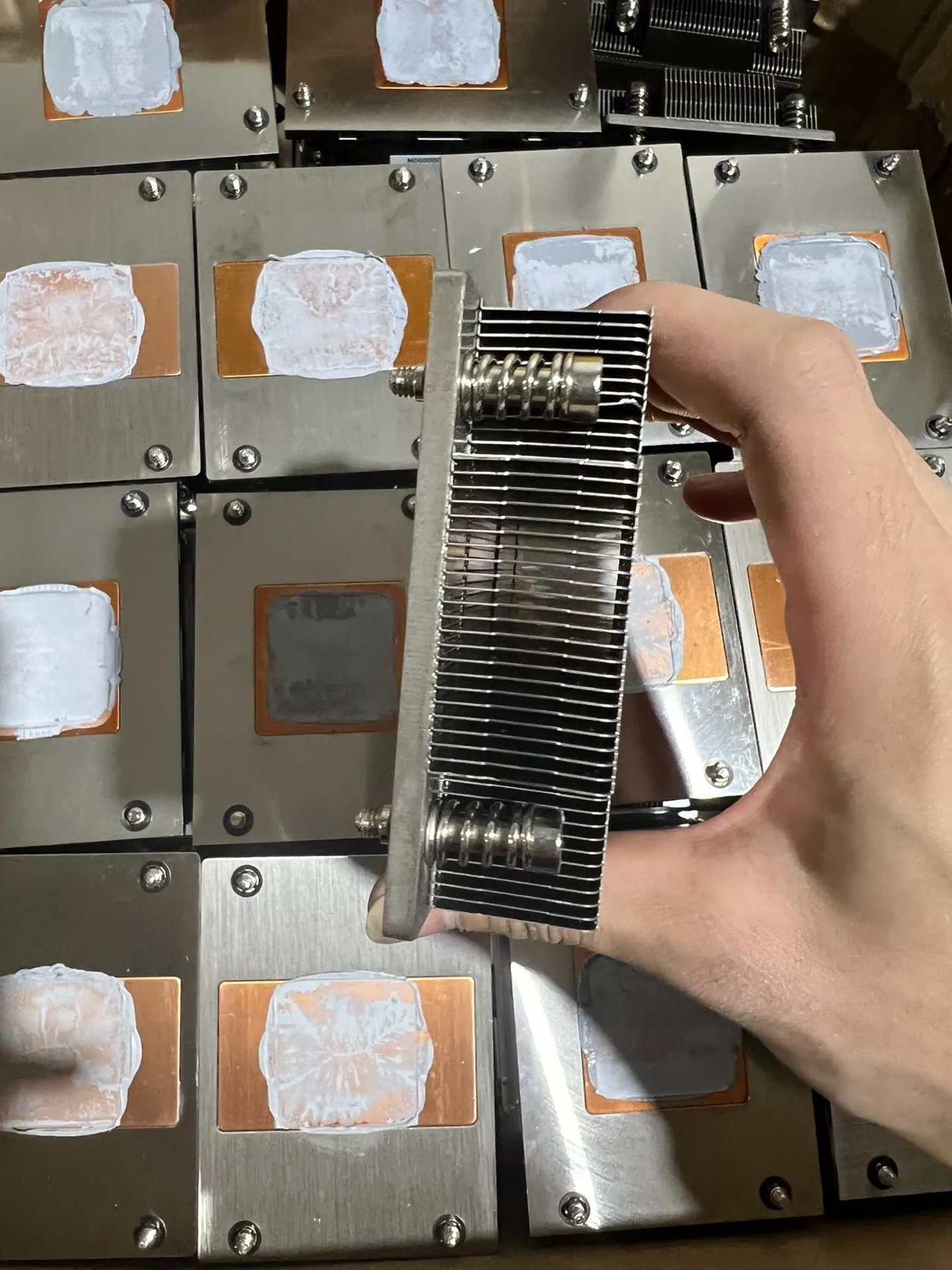 1U rechteckiger Kühler 2011 Pin X79 X99 Serverzubehör