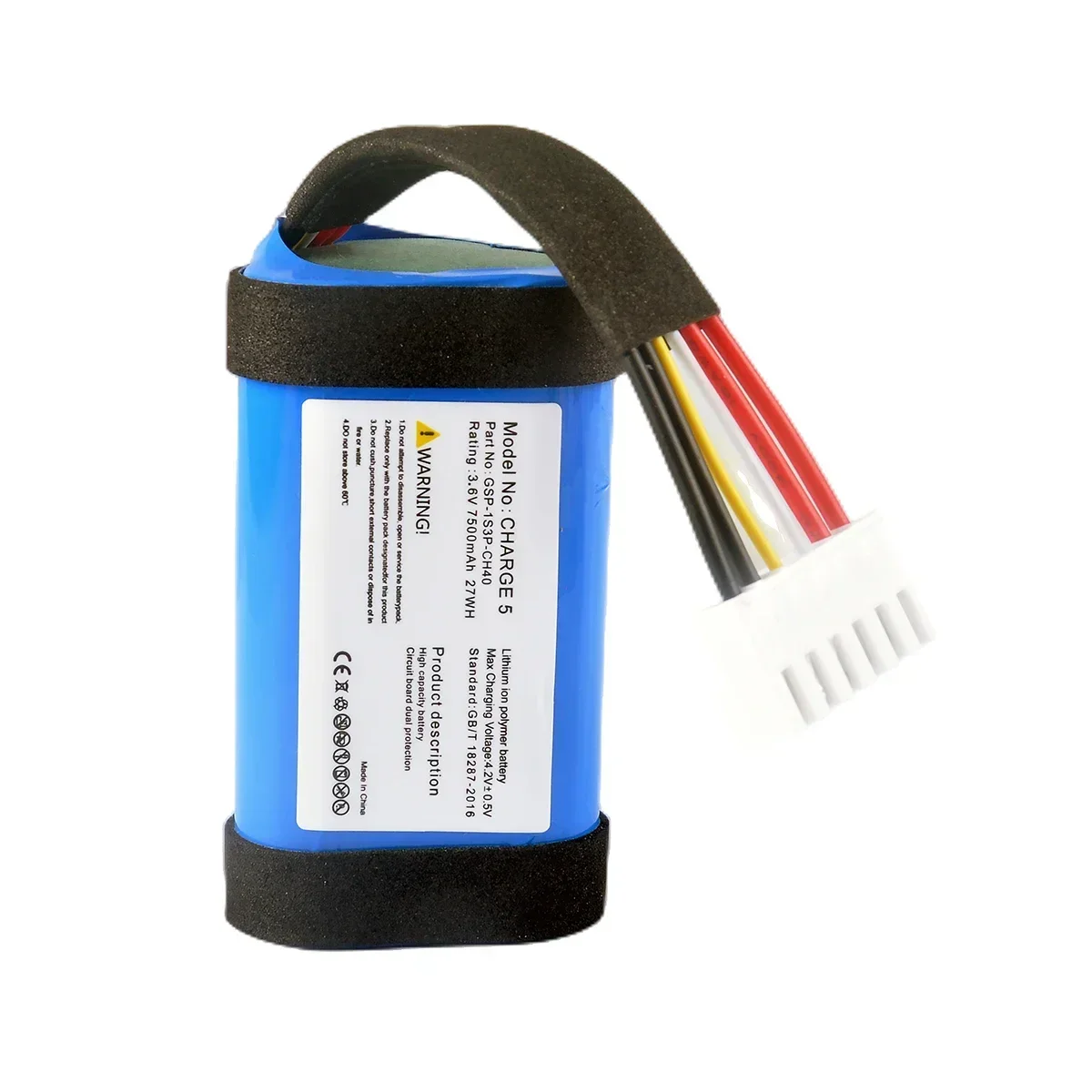 Original GSP-1S3P-CH40 New Replacement 7500mAh For JBL Charge 5 /Charge5 Speaker Replacement Battery