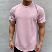 Men T-shirt Solid Color Simple Young Style Machine Washable Soft Material Breathable Slim Fit Crew Neck Summer Tops Men Clothes