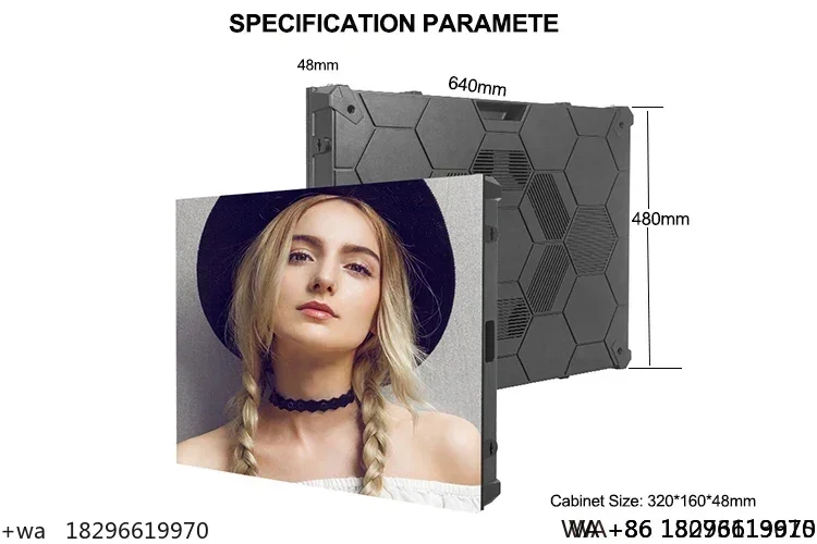 

Indoor Outdoor Waterproof LED Display Multifunctional Fixed Wall Mount Panel for Advertising