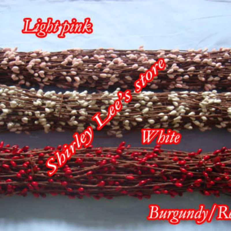

Rich Colored PIP BERRY STEM, DIY WREATH ,Floral Fillers,15 Colors, High Quality, Hot Sale, 400Pcs Lot Free shipping