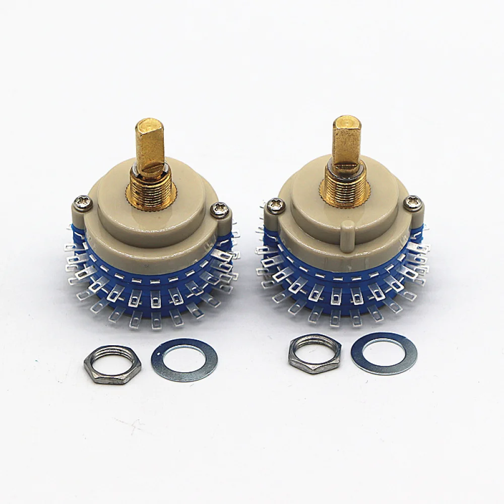 For Meibao 2x24 Rotary Switch Sealed Industrial Band Selector Precision Instrument Circuit Switcher Double Row Pins Part
