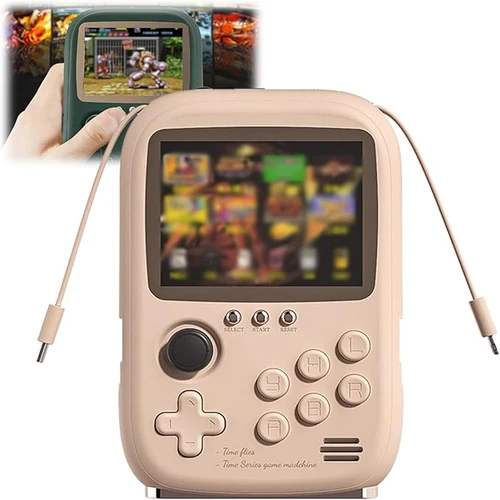 Mini juego Power Bank Consola de juegos portátil retro incorporada más de 10000 juegos y capacidad de 6000 mah Admite 2 jugadores Juega en la televisión