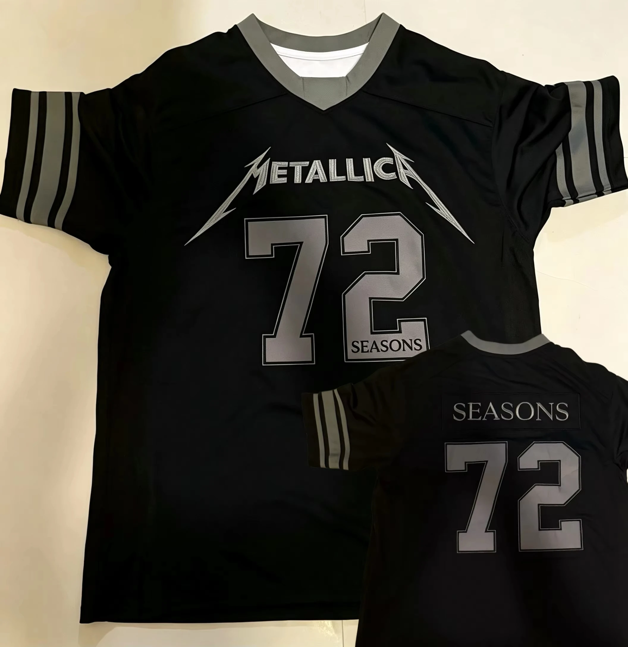 2026 Metallica M72 Tour Football Jersey T-shirt, Men Summer 3D Printed Sports Training Shirt  Family Matching Sweatshirt Shirt