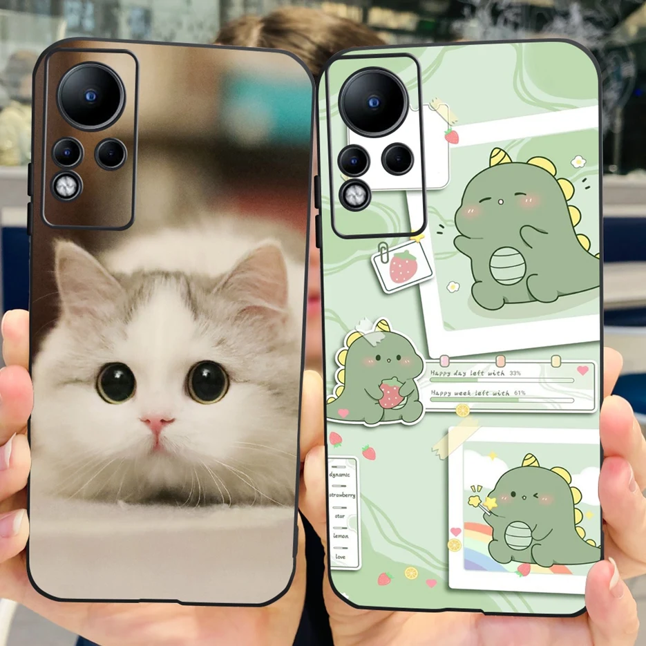 For Infinix Note 11 Case X663 X663B Stylish Painted Back Cover 6.7\'\' Shockproof Phone Case For Infinix Note 11 Note11 Soft Shell