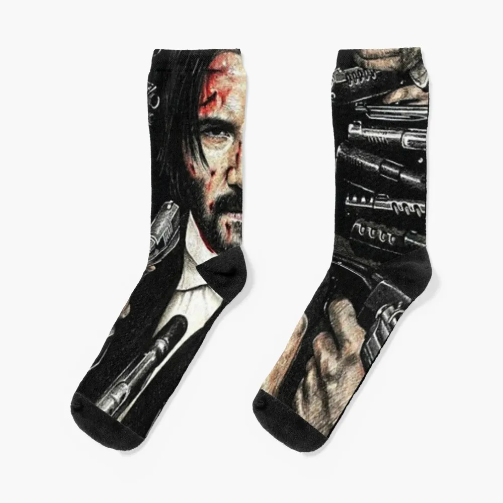 

Mr. John Babayaga VOL 1 Socks Man Gift Idea Winter Socks Women Warm Winter Woman Sock