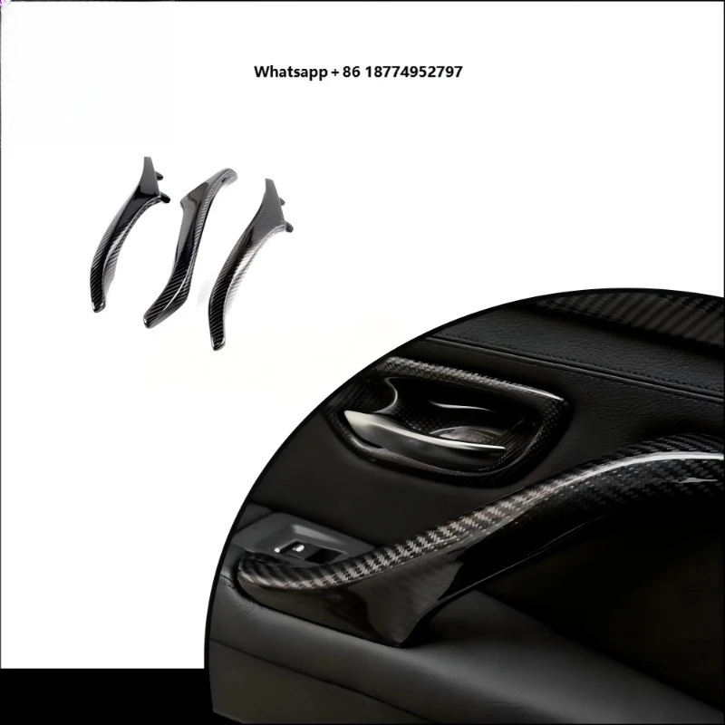 

F10 Carbon Fiber Door Inside Handle bar Auto Interior Trim