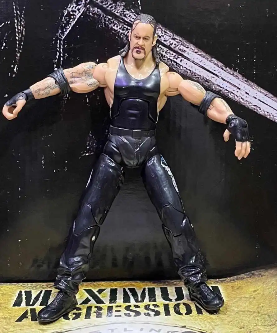 Ensemble de figurines d'action WWE de lutte-John Cena le Undertaker Rey Mysterio, modèles de statues en PVC, jouets à collectionner pour garçons